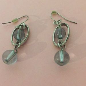 Vintage earrings jewelry, pierced, 1 1/4”